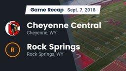 Recap: Cheyenne Central  vs. Rock Springs  2018