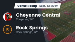 Recap: Cheyenne Central  vs. Rock Springs  2019