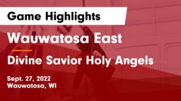 Wauwatosa East  vs Divine Savior Holy Angels Game Highlights - Sept. 27, 2022