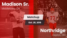 Matchup: Madison vs. Northridge  2016