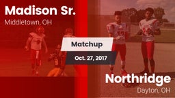 Matchup: Madison vs. Northridge  2017
