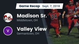 Recap: Madison Sr.  vs. Valley View  2018