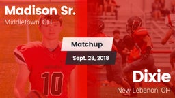 Matchup: Madison vs. Dixie  2018