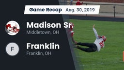 Recap: Madison Sr.  vs. Franklin  2019