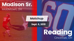 Matchup: Madison vs. Reading  2019