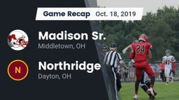 Recap: Madison Sr.  vs. Northridge  2019