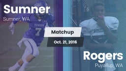 Matchup: Sumner  vs. Rogers  2016
