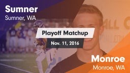 Matchup: Sumner  vs. Monroe  2016