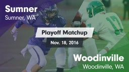 Matchup: Sumner  vs. Woodinville  2016