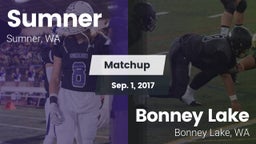 Matchup: Sumner  vs. Bonney Lake  2017