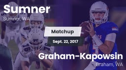 Matchup: Sumner  vs. Graham-Kapowsin  2017
