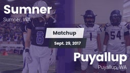 Matchup: Sumner  vs. Puyallup  2017