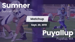 Matchup: Sumner  vs. Puyallup  2019