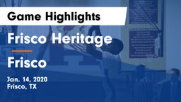 Frisco Heritage  vs Frisco  Game Highlights - Jan. 14, 2020