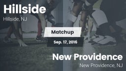Matchup: Hillside  vs. New Providence  2016