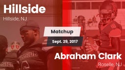 Matchup: Hillside  vs. Abraham Clark  2017