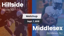 Matchup: Hillside  vs. Middlesex  2018