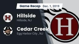 Recap: Hillside  vs. Cedar Creek  2019