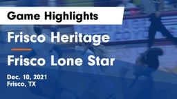 Frisco Heritage  vs Frisco Lone Star  Game Highlights - Dec. 10, 2021