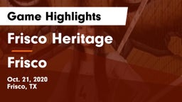 Frisco Heritage  vs Frisco  Game Highlights - Oct. 21, 2020
