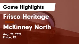 Frisco Heritage  vs McKinney North  Game Highlights - Aug. 20, 2021