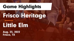 Frisco Heritage  vs Little Elm  Game Highlights - Aug. 23, 2022