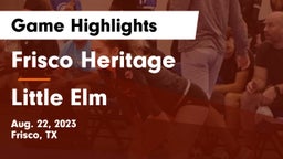 Frisco Heritage  vs Little Elm  Game Highlights - Aug. 22, 2023