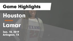 Houston  vs Lamar  Game Highlights - Jan. 18, 2019