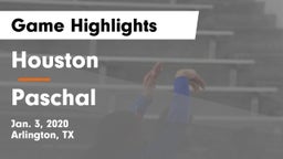 Houston  vs Paschal  Game Highlights - Jan. 3, 2020
