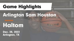 Arlington Sam Houston  vs Haltom  Game Highlights - Dec. 28, 2022