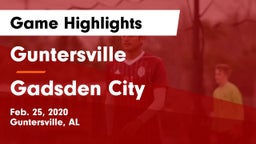 Guntersville  vs Gadsden City  Game Highlights - Feb. 25, 2020