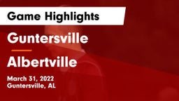 Guntersville  vs Albertville  Game Highlights - March 31, 2022