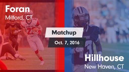 Matchup: Foran  vs. Hillhouse  2016