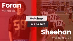 Matchup: Foran  vs. Sheehan  2017