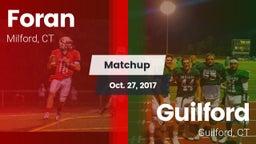 Matchup: Foran  vs. Guilford  2016