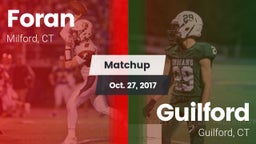 Matchup: Foran  vs. Guilford  2017
