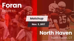 Matchup: Foran  vs. North Haven  2017