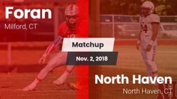 Matchup: Foran  vs. North Haven  2018