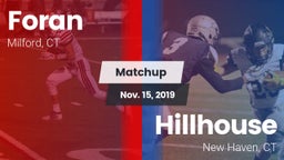 Matchup: Foran  vs. Hillhouse  2019