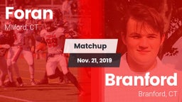 Matchup: Foran  vs. Branford  2019