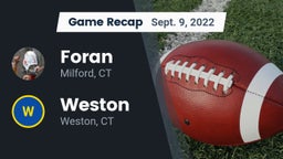 Recap: Foran  vs. Weston  2022