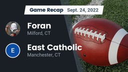 Recap: Foran  vs. East Catholic  2022