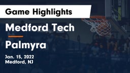 Medford Tech  vs Palmyra  Game Highlights - Jan. 15, 2022