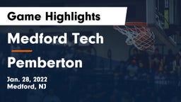 Medford Tech  vs Pemberton  Game Highlights - Jan. 28, 2022