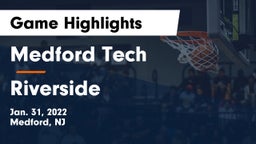 Medford Tech  vs Riverside  Game Highlights - Jan. 31, 2022