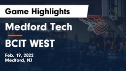 Medford Tech  vs BCIT WEST Game Highlights - Feb. 19, 2022