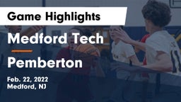 Medford Tech  vs Pemberton  Game Highlights - Feb. 22, 2022