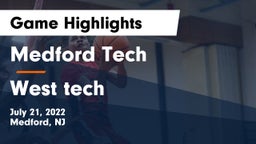 Medford Tech  vs West tech Game Highlights - July 21, 2022