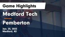 Medford Tech  vs Pemberton  Game Highlights - Jan. 25, 2023
