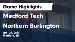 Medford Tech  vs Northern Burlington  Game Highlights - Jan. 27, 2023
